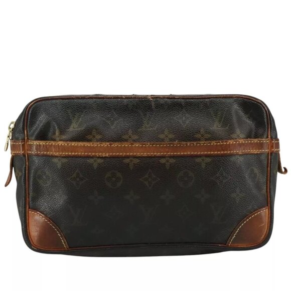 LOUIS VUITTON Monogram Compiegne 28 Clutch Bag - Picture 1 of 16